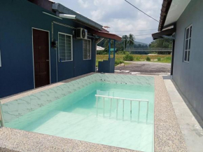 Homestay Hulu Langat Riverview with POOL BBQ RIVER Free Fishing Netflix Village Vibes WiFi Free